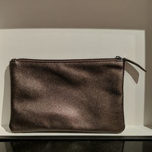 NWOT Laura Mercier Leopard Interior Makeup Bag